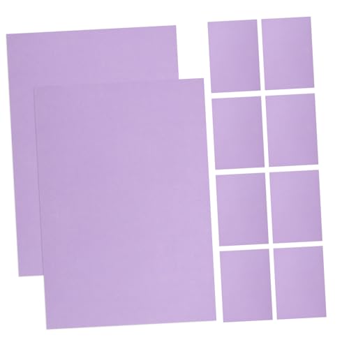 BELLIFFY 10St Kartenvorrat kartenpapier papier für karten weihnachtssammelalbum papier farbiger Halloween-Karton Karton aus farbigem Papier Scrapbook-Papiere Farbpapier zum Basteln Violett von BELLIFFY