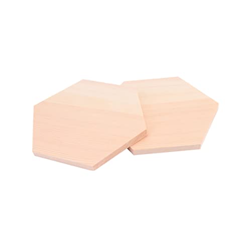 BELLIFFY 10st Kleiner Holzblock Dekor Für Den Tisch Bastelbrett Aus Holz Holzblock Selber Machen Hölzern von BELLIFFY