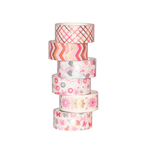 BELLIFFY 12 Rollen Fotoalbumband Bastelbedarf Abdeckband selbstgemachtes abklebeband Washi-Klebeband Heimwerken rotes klebeband tape rot aufkleber Scrapbook-Klebeband tagebuch klebeband von BELLIFFY