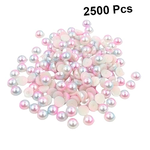 BELLIFFY 1200 Stk Halbrunde Cabochons Halbrunde Perlen Nagelschmuck Perle künstliche Perle Perlenverzierung Nagelkunst-Edelsteine Zubehör zur Schmuckherstellung Perlen-Cabochons DIY liefert von BELLIFFY