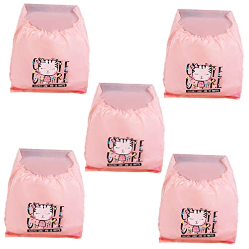 BELLIFFY 15 Stk Einweg-Müllsäcke Cartoon-Müllsack automatische Mülltonne selbstklebender Automüllsack Auto-Müllsack Auto Müll selbstklebende Müllsäcke selbstklebender Müllbeutel Sport Rosa von BELLIFFY