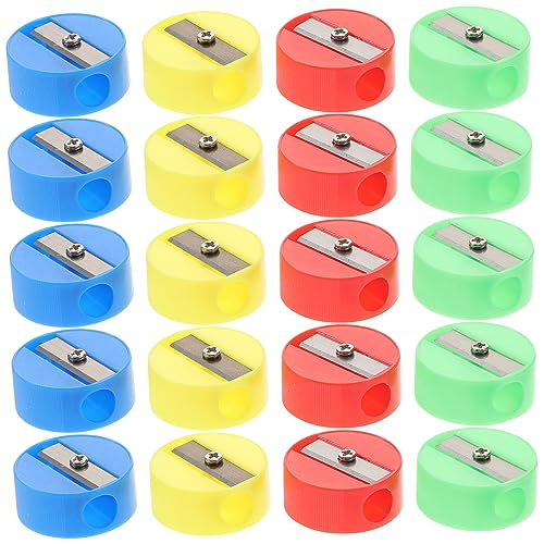 BELLIFFY 150 Stück Bleistiftspitzer Kleine Handspitzer Anspitzer Manuelle Büro Mini- Buntstiftspitzer Mini-buntstifte Für Kinder Lipliner- Plastik von BELLIFFY