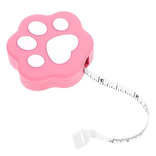 BELLIFFY 1Stk Mini-Maßband Messen von Maßbändern Maßband aus Stoff Maßbandlineal körper stoff maßband maßkrug messband werkzeug bequemes Maßband schönes Maßband PVC-Weichkleber Rosa von BELLIFFY