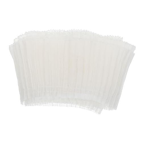 BELLIFFY 1stk Kleidung Bänder Für Spitzengewebe Spitzenstoff Dekorative Spitze Tüllband Spitzenkragen Geraffter Mesh-chiffon-stoff Spitzenband Aus Baumwolle Spitzenbesatz Selber Machen Weiß von BELLIFFY