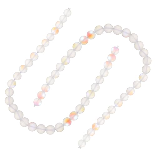 BELLIFFY 2 Glitzerperlen bastelzeug kristallperlen pearl necklace Schmuckbasteln glasperlen Herstellung von Perlenschmuck kleine Perlen Halskette Perlen Armbandperlen künstlicher Kristall von BELLIFFY