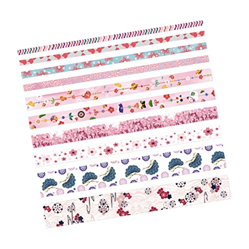 BELLIFFY 2 Kartons À 10 Rollen dekoratives klebeband dekoratives Abdeckband DIY Sammelalbum Farbband kawaii Washi-Klebeband Washi-Tape-Handwerk aufkleber scrapbook klebriges Papierband von BELLIFFY