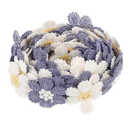 BELLIFFY 2 Spitze haircharm haarsschmuck springler thesoapery Raumdekoration Borte pulli Bastelband nähen Zierband zum Nähen Nähmaterial Blumen trimmen Band Blumen Zierleiste Baumwolle Grey von BELLIFFY