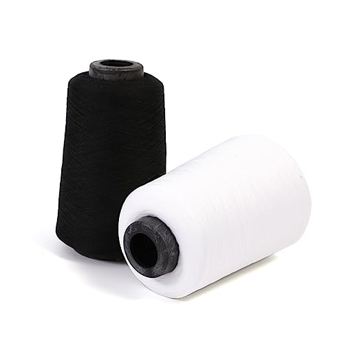 BELLIFFY 2 Stück 10000 Nähgarn für Kleidung Nähgarn für Hosen Gummiband nähen Nähmaschinenfaden Polyester-Nähfäden Quiltgarn Overlock-Nähgarn Nähgarnspule Polyester-Nähgarn Polsterfaden von BELLIFFY