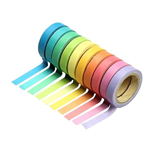 BELLIFFY 20 Rollen Washi Tape zum Verpacken von Geschenken the washi tape farbiges klebeband Dekoratives Klebeband buntes Abdeckband Partygeschenke Kraftband Deko-Washi-Tape Fotoalbumband von BELLIFFY