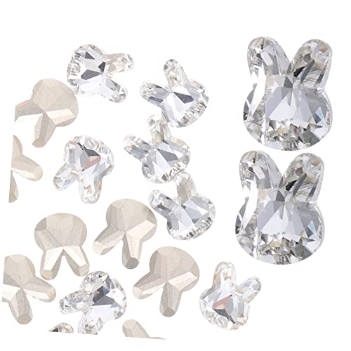 BELLIFFY 20 Stück Nagel Diamant Schmuck, Cartoon Nagelkunst Charms, Maniküre Dekore, Maniküre Aufkleber, Cartoon Nagel Ornamente, Silberne Perlen Für Nägel, Kristall Nagel Dekore, BELLIFFY 20 Stück Nagel Diamant Schmuck, Cartoon Nagelkunst Charms, Maniküre Dekore, Maniküre Aufkleber, Cartoon Nagel Ornamente, Silberne Perlen Für Nägel, Kristall Nagel Dekore, von BELLIFFY