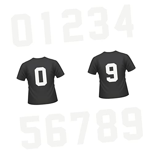 BELLIFFY 20 Stück Wärmetransfers Für T Shirts, Aufbügler Mit Kleinen Zahlen, Aufnäher Mit Wärmetransfer, Kleine Aufbügler Mit Zahlen, Aufbügler Mit Trikotnummern, Aufbügler Für Schürzen BELLIFFY 20 Stück Wärmetransfers Für T Shirts, Aufbügler Mit Kleinen Zahlen, Aufnäher Mit Wärmetransfer, Kleine Aufbügler Mit Zahlen, Aufbügler Mit Trikotnummern, Aufbügler Für Schürzen von BELLIFFY
