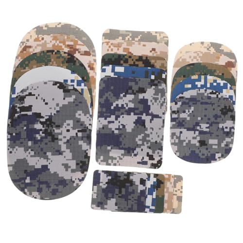 BELLIFFY 20st Tarnflecken Anti-verschleiß-patches Flicken Zum Reparieren Von Kleidung Aufnäher Für Kleidungsstücke Patches Mit Tarnmuster Camouflage-kleidungsflicken Kleiderdekore Polyester von BELLIFFY