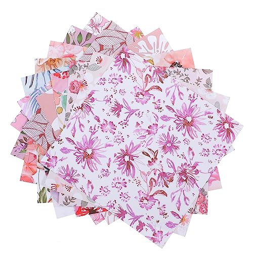 BELLIFFY 24 Blatt Handkonto Hintergrundpapier Beschreibbares Washi Tape Trägerpapier Bastelpapiere Vintage Papier DIY Bastelpapier Tagebuchpapier Scrapbook Materialpapier Origami von BELLIFFY