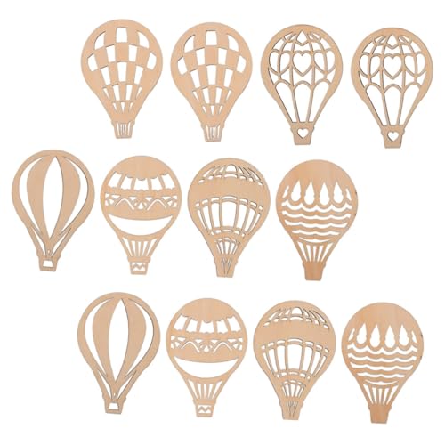 BELLIFFY 24st Anhänger Aus Holz Party Teller Girlande Ballon Luft Kaninchen Helium Laterne Kanister Lampe Korb Rahmen Lichter Tank Planke Netz Wand Im Freien Light Brown Hölzern von BELLIFFY