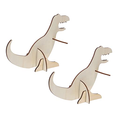 BELLIFFY 2St Gekritzel-Montagespielzeug bastelzeug für holzspielzeug holzbausatz handwerkskunst puzzletisch Puzzlekleber Baue einen Dinosaurier Bauen zusammen von BELLIFFY