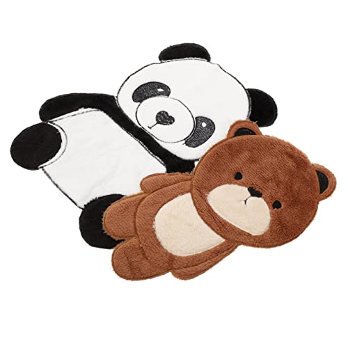 BELLIFFY 2st Panda-bären-patch Tücher Flicken Für Kleidung Jacken Flecken Bär Handtuch Gestickte Applikation Zum Nähen Bärenaufnäher Zum Aufnähen Cartoon-patch Aufkleber Handtuchstickerei von BELLIFFY