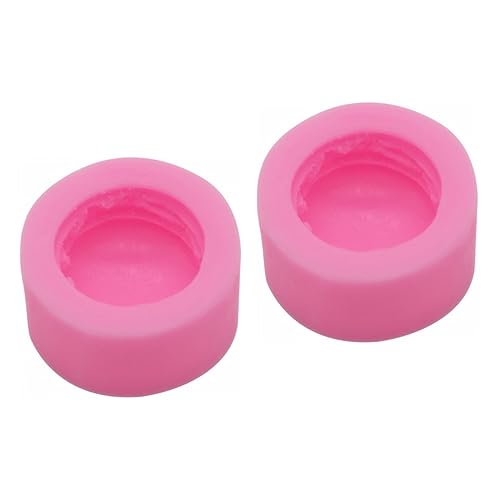 BELLIFFY 2st Silikonform Für Süßigkeiten Giessform Silikon Diy Seifenform Kerzenformen Pralinenformen Silikonformen Mit Antihaftbeschichtung Rosa von BELLIFFY