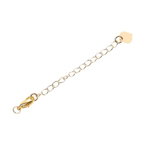 BELLIFFY 3 Stk Kettenverlängerung Goldene Gliederkette Zubehör Zur Schmuckherstellung Gliederkette Selber Machen Armband Verbindet Kette Langlebige Heckketten Ringe Anhänger 14 Karat Gold von BELLIFFY