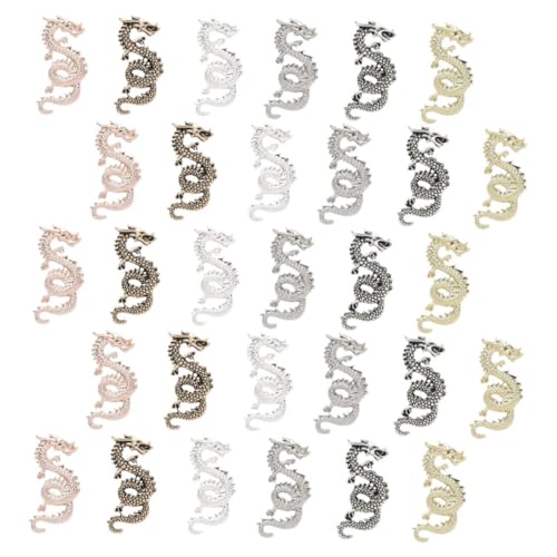 BELLIFFY 30 Stk nail decoration nail charms nail set Nail-Art-Set manikür set nailkndy Nagelcharme Dekoration Nagel Charms Nagelanhänger selber machen Nageldekor-Anhänger Aluminiumlegierung von BELLIFFY