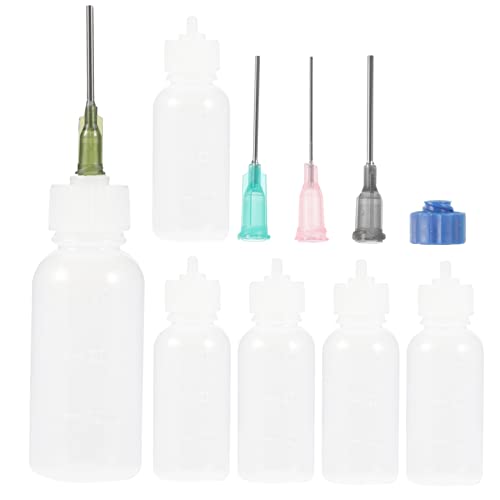 BELLIFFY 30ml Präzisions Applikatorflasche Set Wiederverwendbare Nadel Flasche Für Haushalt Und Bastelarbeiten Praktische Spitzenflaschen Für Präzises Arbeiten von BELLIFFY