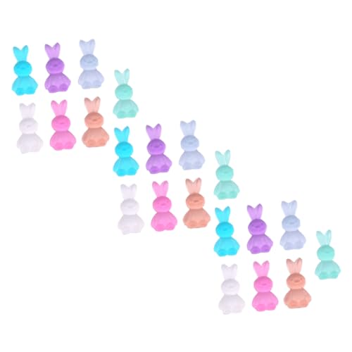 BELLIFFY 30st Nail Art Bunny Schmuck Jelly Strass 3d-nagelanhänger Nagelschmuck Charms Cartoon-nagelverzierung Nail Art Ohrstecker Charms Nailart-perlen Nagelabziehbilder Selber Machen Harz von BELLIFFY