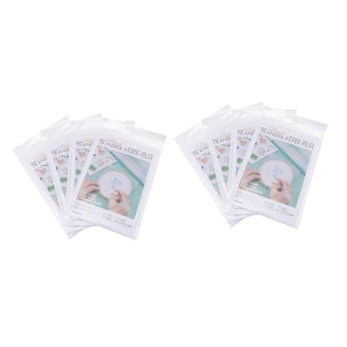 BELLIFFY 32 Stk Wasserlöslicher Film sauf tshirt transferpapier hengematen Waschstabilisator Material aus kinderwerkzeug die Bluse DIY-Handwerkzeuge Transferfolie für Hemden pva Transparent von BELLIFFY