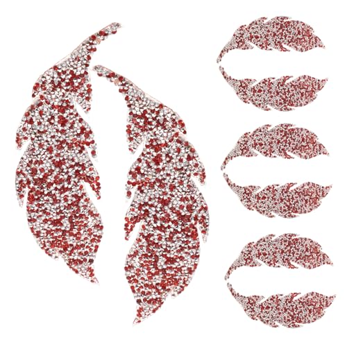 BELLIFFY 4 Paar Strass Patches, Dekorative Patches Für Kleidung, Kompakte Bügelflicken, Dekorative Hutflicken, Kleidungsflicken, Kompakte Hutflicken, DIY Mantelflicken, Aufnäher Zum BELLIFFY 4 Paar Strass Patches, Dekorative Patches Für Kleidung, Kompakte Bügelflicken, Dekorative Hutflicken, Kleidungsflicken, Kompakte Hutflicken, DIY Mantelflicken, Aufnäher Zum von BELLIFFY