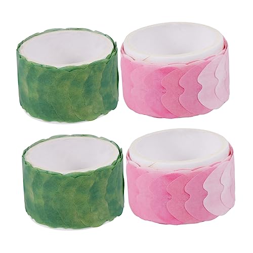 BELLIFFY 4 Rollen Blütenband Blütenblätter aus Washi Tape zum Basteln Tagebuch Washi Tape scrapbooking zubehör bastelmaterial aufkleber Scrapbook-Washi-Tape Blütenblatt-Klebeband Papier von BELLIFFY