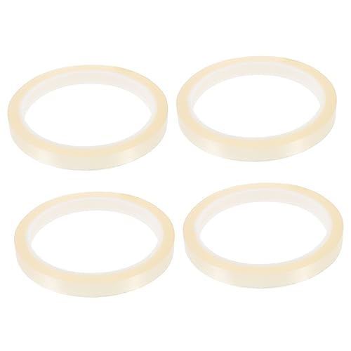 BELLIFFY 4 Rollen Hochtemperaturbeständiges Klebeband Vinyl-Pressband Klebeband für Wärmeübertragungsvinyl Wärmeband insulation tape isolierklebeband Löten von Heizband Elektronik-Heizband von BELLIFFY