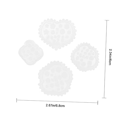 BELLIFFY 4 Stück Leimform Zum Schnitzen Von Nägeln De Para Gelatinas Gießformen Für Seife Diy Gericht 3d-nagelkunstform Gießformen Für Die Maniküre Nagel Kunst Dekoration Weiß Kieselgel von BELLIFFY