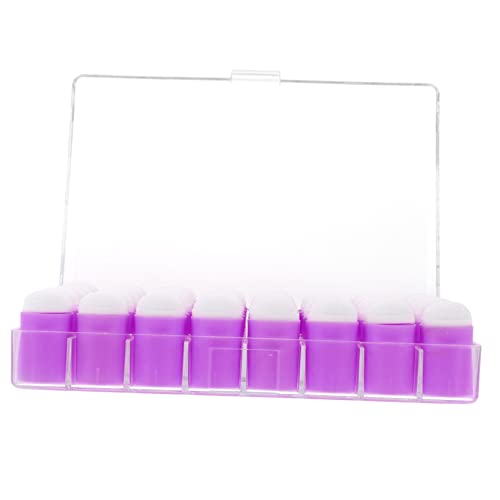 BELLIFFY 40St Schwamm Fingerpinsel zeichnen Farbschwämme zum Malen DIY-Graffiti-Schwamm Mischschwamm Kinder bastelset basteln für Kinder Malschwamm Tintenpinsel PVC Violett von BELLIFFY