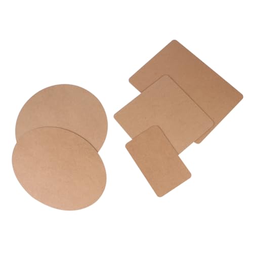 BELLIFFY 5 Stk Lehmsohle kleinkind tablet Stickmaschinenrahmen Fledermäuse auf der Töpferscheibe Planke bastelset basteln für plankboard Verbundplatte Brown von BELLIFFY