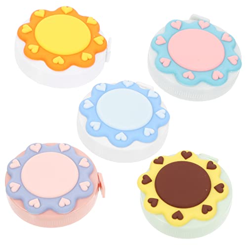 BELLIFFY 5 Teiliges Mini Maßband Set, Maßband Zum Nähen, Tragbares Einziehbares Maßlineal, Einziehbares Maßband, Kleines Maßband, Maßband Zum Nähen, Mini Maßband BELLIFFY 5 Teiliges Mini Maßband Set, Maßband Zum Nähen, Tragbares Einziehbares Maßlineal, Einziehbares Maßband, Kleines Maßband, Maßband Zum Nähen, Mini Maßband von BELLIFFY