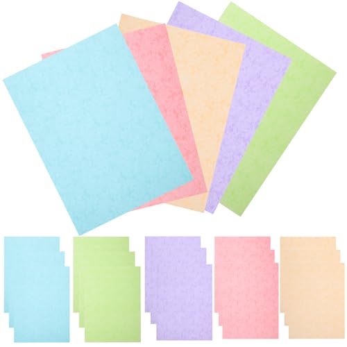 BELLIFFY 50 Blatt Druckerpapier Kartonpapier - Verschiedene Farben Origami-papiermaterialien Kinder Diy Papier Bunte Faltpapiere Bastelpapier Für Kinder Zartes Bastelpapier Farbiger Drucker von BELLIFFY