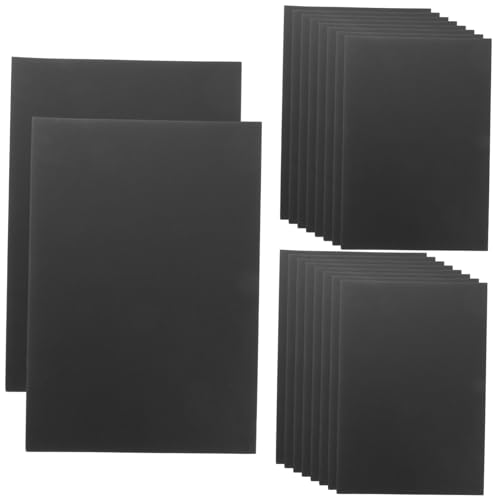 BELLIFFY 50 Blatt Papierstau Zeichenzubehör Visitenkartenpapier dickes Papier Skizzenpapier Zeichenpapier für Künstler kreativpapier karten kraftpapier A4-Malpapier Sachen zeichnen Black von BELLIFFY