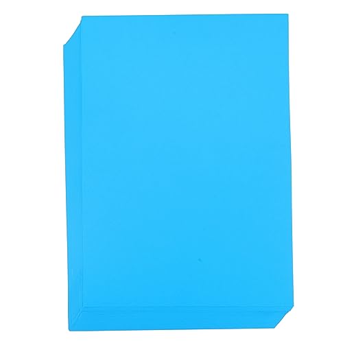 BELLIFFY 50 Blatt letter paper kreativpapier bastelbedarf zeichenpapier paper plates buntes Kartenpapier Kartenpapiere selber machen Kartonpapier Marker-Malpapier Grußkarte Papierstau Blue von BELLIFFY