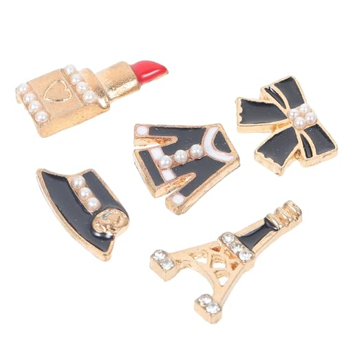 BELLIFFY 50 Stück Tropföllegierungszubehör Charms Armbänder lustiger Anhänger Modeschmuck Vintage-Charms vergoldeter Schmuck diehüte kloburste Kleidung dekor schmuck dekor selber machen von BELLIFFY