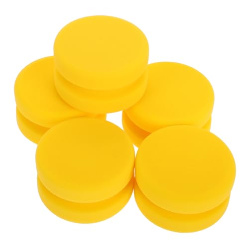 BELLIFFY 5st Auto Polierschwamm Autowaschschwämme Kratzen Nicht Autowaschschwamm Groß Polierschwamm Pads Auto-puffer Und Polierer-kit Wachspad Werkzeug Zum Polieren Von Autowachs Yellow von BELLIFFY