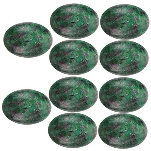 BELLIFFY 5st Edelstein-patch Diy Schmuckstein Cabochons Cabochons, Steine, Perlen Natürliche Perlen Edelsteine ​​basteln Natürliche Quarz-cabochons Karneol-ring Kreisperlen Naturstein von BELLIFFY