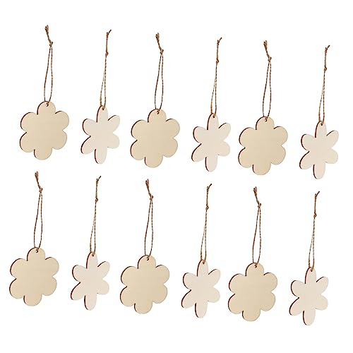 BELLIFFY 60st Blumenholzspäne Hausdekorationen Für Zu Hause Hasen Dekorationen Ostern-geschenkanhänger Kaninchen- Kaninchendekorationen Für Zu Hause Decoraciones Para Sala De Casa von BELLIFFY