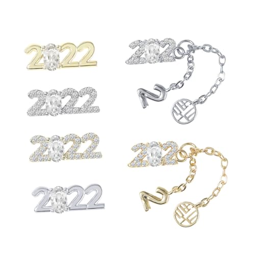 BELLIFFY 6St Nail Art Zirkon Schmuck Nagel Charms Maniküre-Strasssteine 2022 Zauber Aufkleber nach Zahlen Nagelschmuck theme false nails Nail Beauty Maniküre- Zirkon-Legierung von BELLIFFY