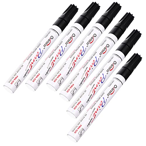 BELLIFFY 6st Malstift Bastelsets Für Kinder Farbstifte Textmarker Stifte Graffiti-marker Weißer Textmarker Marker Machen Marker Für Kinder Kinderwerkzeuge Zeichenstifte Black Plastik von BELLIFFY