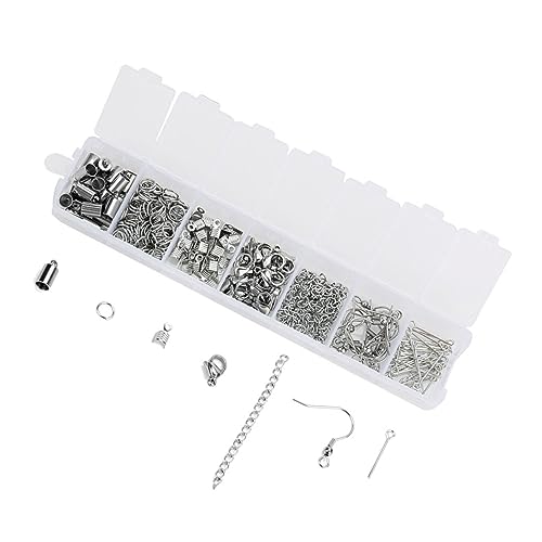 BELLIFFY 770 Stk Diy-bastelschmuck -armband-kit Zubehör Zur Schmuckherstellung Lesezeichen Crimp Reifenzubehör Halskette-kit Kit Zur Schmuckherstellung Hummerschere Ohrhaken Schnalle von BELLIFFY