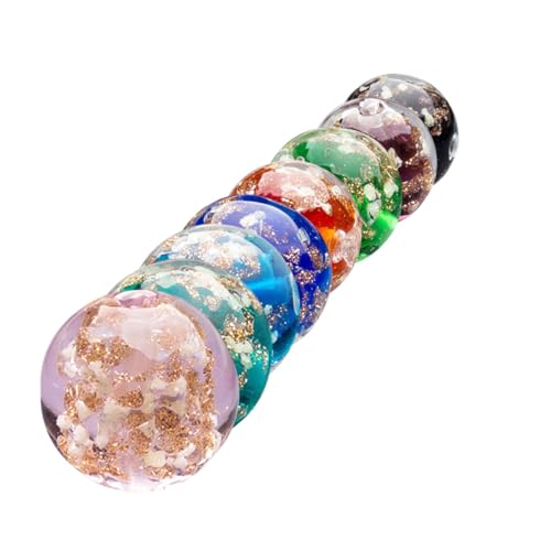 BELLIFFY 8St Spacer-Perlen-Schmuck schmuckperlen beads for jewellery bunte Perlen Edelstein lose Perlen kristallperlen zum auffädeln glasperlen DIY-Abstandsperlen Schmuckteile Perle von BELLIFFY