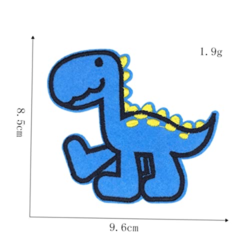 BELLIFFY 9st Aufnäher Bestickt Dinosaurier-patches Dekorative Aufkleber Patches Nähen Kleid Patch Zum Aufnähen Entzückende Stickereiflecken Stoffaufkleber Für Bekleidung von BELLIFFY