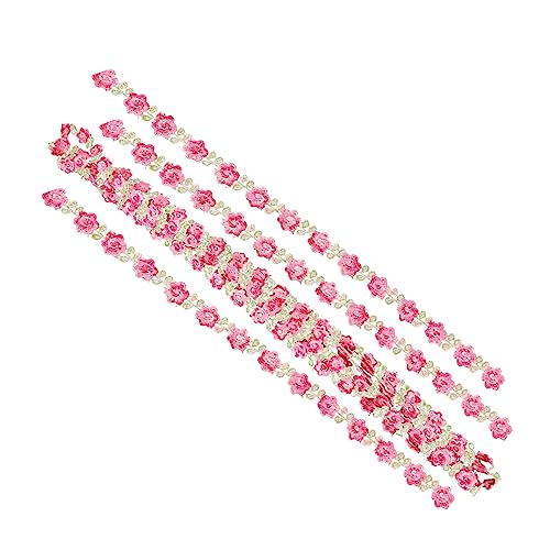 BELLIFFY Accessoires aus Spitze Blumen- Spitzenband Blumennähte besticktes haarschmuck haircharm Lace trim geschenkband Kleidung Spitzenbesatz Zubehör zum Nähen von Kleidung Milchseide von BELLIFFY