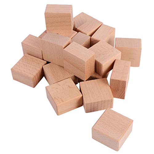 BELLIFFY 20 Stück Holzblock Blanko Hartholz Gummistempelhalterungen Für Scrapbooking Scrapbook Scrapbooking Holzstempel von BELLIFFY