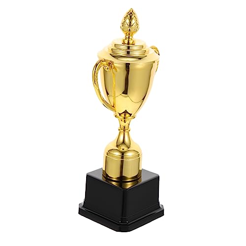 BELLIFFY Kindertrophäe aufblasbare Trophäe Preise für Mini-Trophäenbecher Sport Trophäe Siegertrophäe Pokale dekoration Multifunktionspreis-Trophäe dekorativer Trophäenbecher Plastik Golden von BELLIFFY