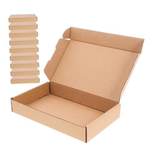 BELLIFFY Kraftpapier Versandkartons Robuste Verpackungsboxen Aus Wellpappe Für Kleine Unternehmen Ideal Für Den Versand Und Die Aufbewahrung Von Waren von BELLIFFY