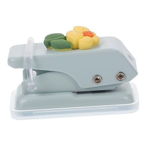 BELLIFFY Mini-Locher hole punch Einlocher punch set Locher aus Karton Locher einzeln Kreis Papier kleiner Locher Ein Locher Handlocher Kreisschlag Loseblattstanze fürs Büro Plastik Sky-blue von BELLIFFY